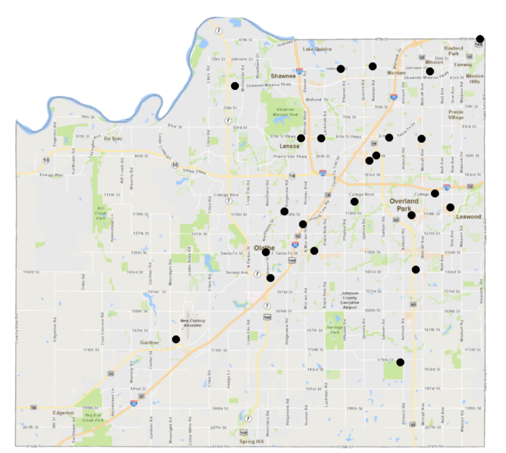 Old EV Map